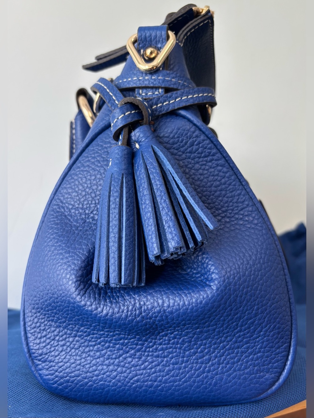 Dooney & Bourke Sorrento Satchel 30 - Ocean - Picture 6 of 14